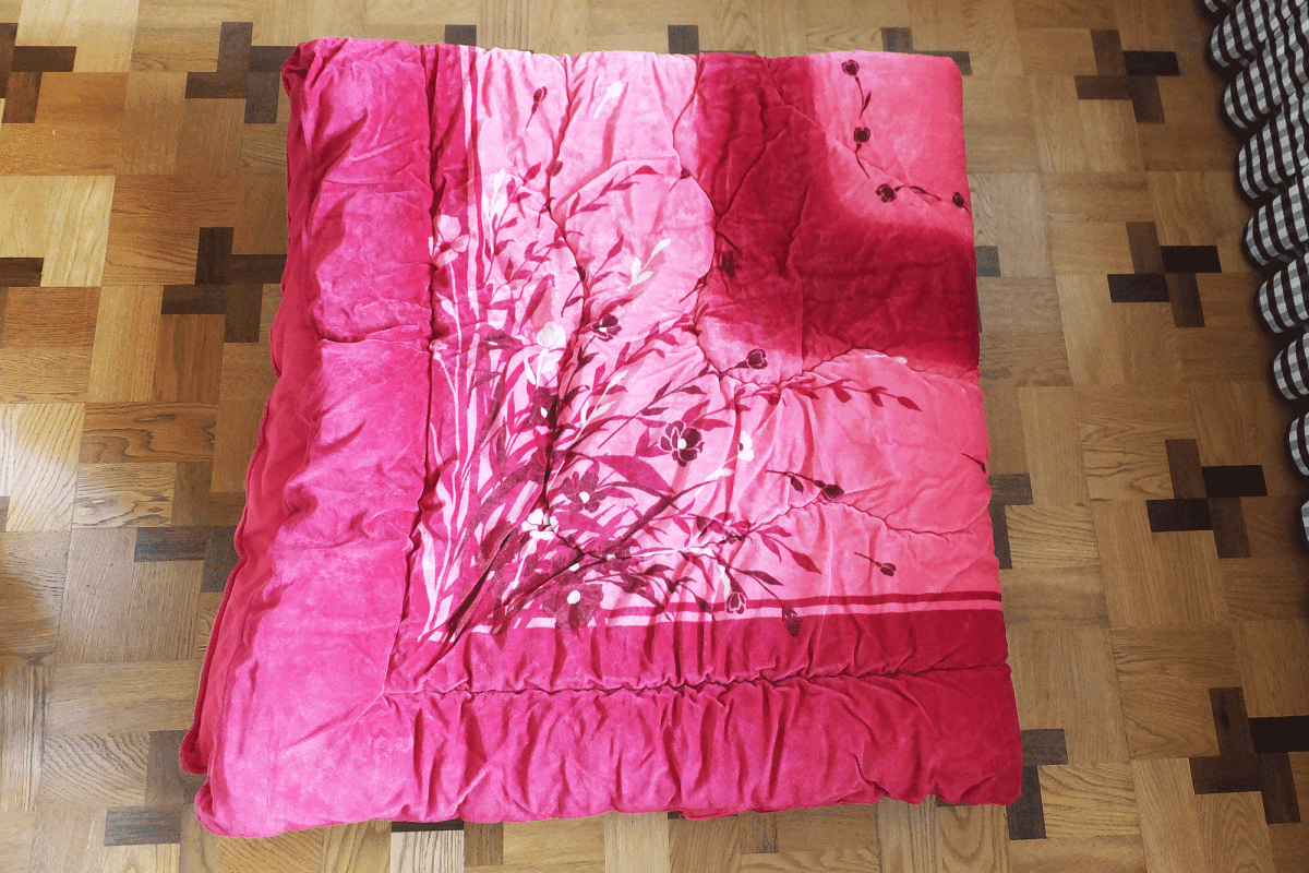 こたつ布団 こたつ コタツ 炬燵 掛け布団 昭和レトロ ヴィンテージ １９１ｃｍｘ１７２ｃｍ_画像10