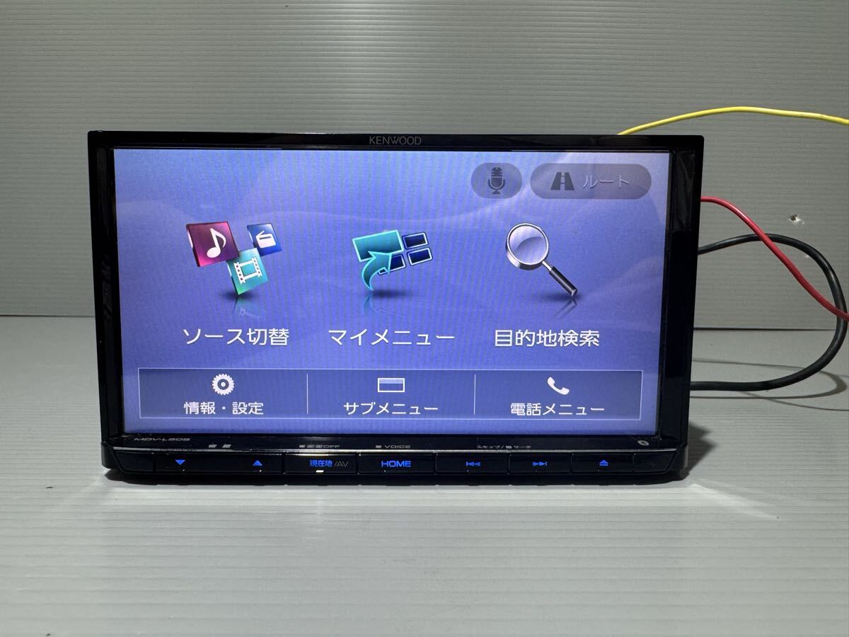  ケンウッドKENWOODナビMDV-L505 データ2017 Bluetooth CD DVD メモリーナビ