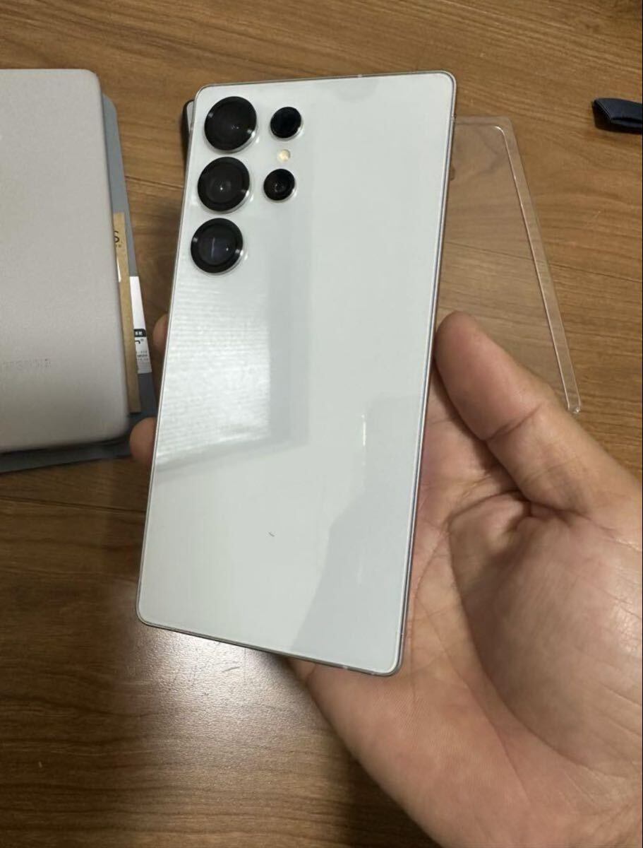 GalaxyS25ultra белый серебряный 256GB прекрасный товар SIM свободный 