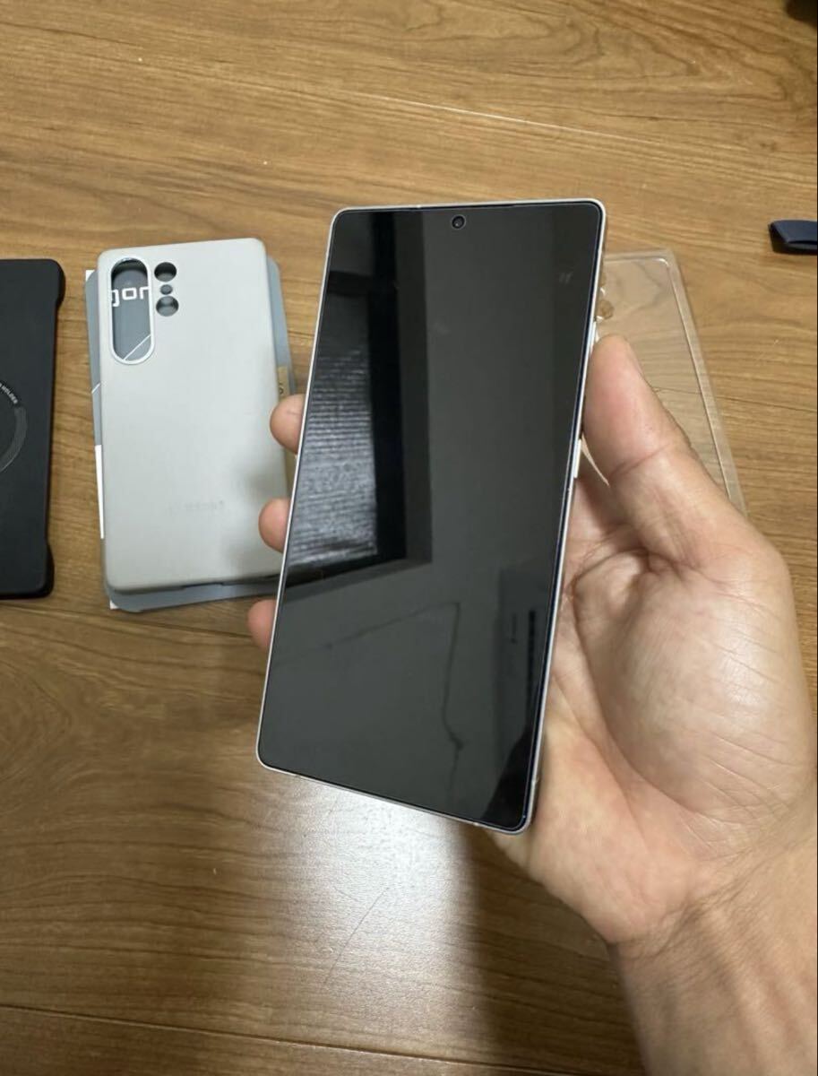 GalaxyS25ultra белый серебряный 256GB прекрасный товар SIM свободный 