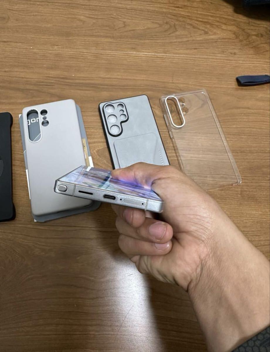 GalaxyS25ultra белый серебряный 256GB прекрасный товар SIM свободный 