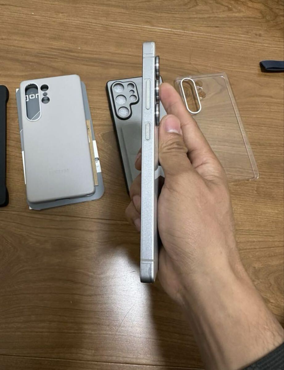 GalaxyS25ultra белый серебряный 256GB прекрасный товар SIM свободный 