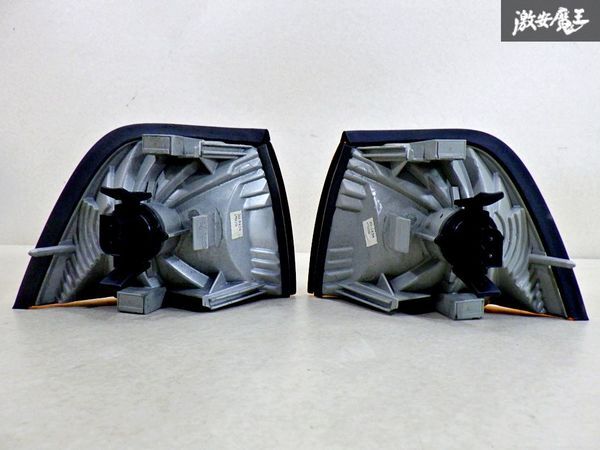 【破損無し！】BMW 純正 E36 3シリーズ ノーマル ウィンカーレンズ コーナーランプ 左右セット 1387044 / 1387043 即納 棚25M1