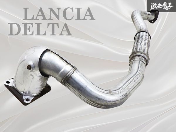 【ガタ 崩れ無し!!】LANCIA ランチア 純正 デルタ EVO2 フロントパイプ 触媒 キャタライザー コンバーター 即納 棚12B_画像1