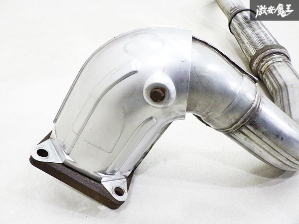 【ガタ 崩れ無し!!】LANCIA ランチア 純正 デルタ EVO2 フロントパイプ 触媒 キャタライザー コンバーター 即納 棚12B_画像2