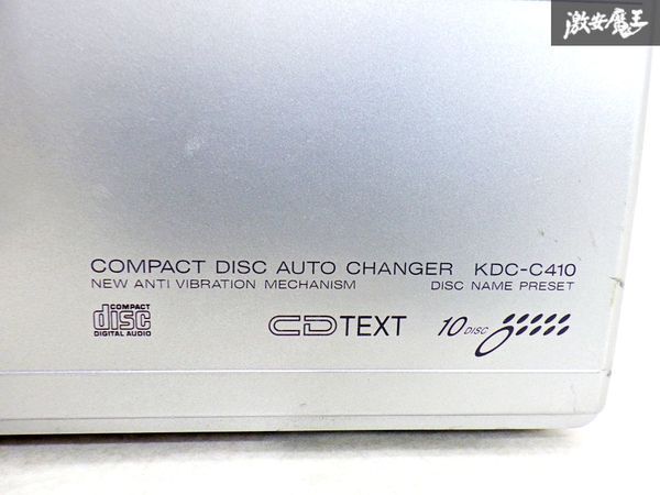 Kenwood KENWOOD 10 полосный CD changer KDC-C410 немедленная уплата полки 24A