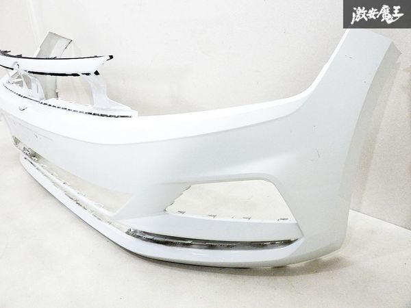VW/フォルクスワーゲン PORO ポロ AWCHZ 2G系 前期 純正 フロント バンパー 白 ホワイト 2GS-807221 即納 棚31_画像2