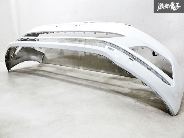 VW/フォルクスワーゲン PORO ポロ AWCHZ 2G系 前期 純正 フロント バンパー 白 ホワイト 2GS-807221 即納 棚31_画像5