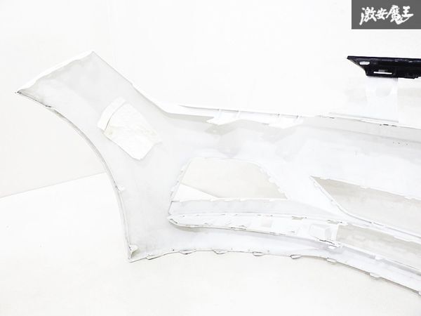 VW/フォルクスワーゲン PORO ポロ AWCHZ 2G系 前期 純正 フロント バンパー 白 ホワイト 2GS-807221 即納 棚31_画像8