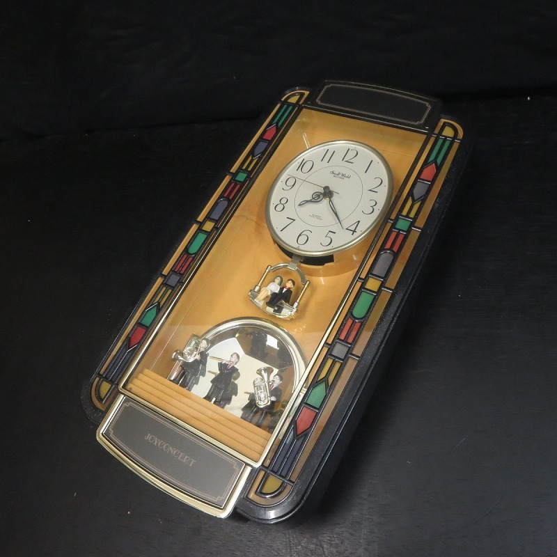 ◇可愛い振り子柱時計 リズム時計 1962L◇動作品・動画入り◇12_画像1