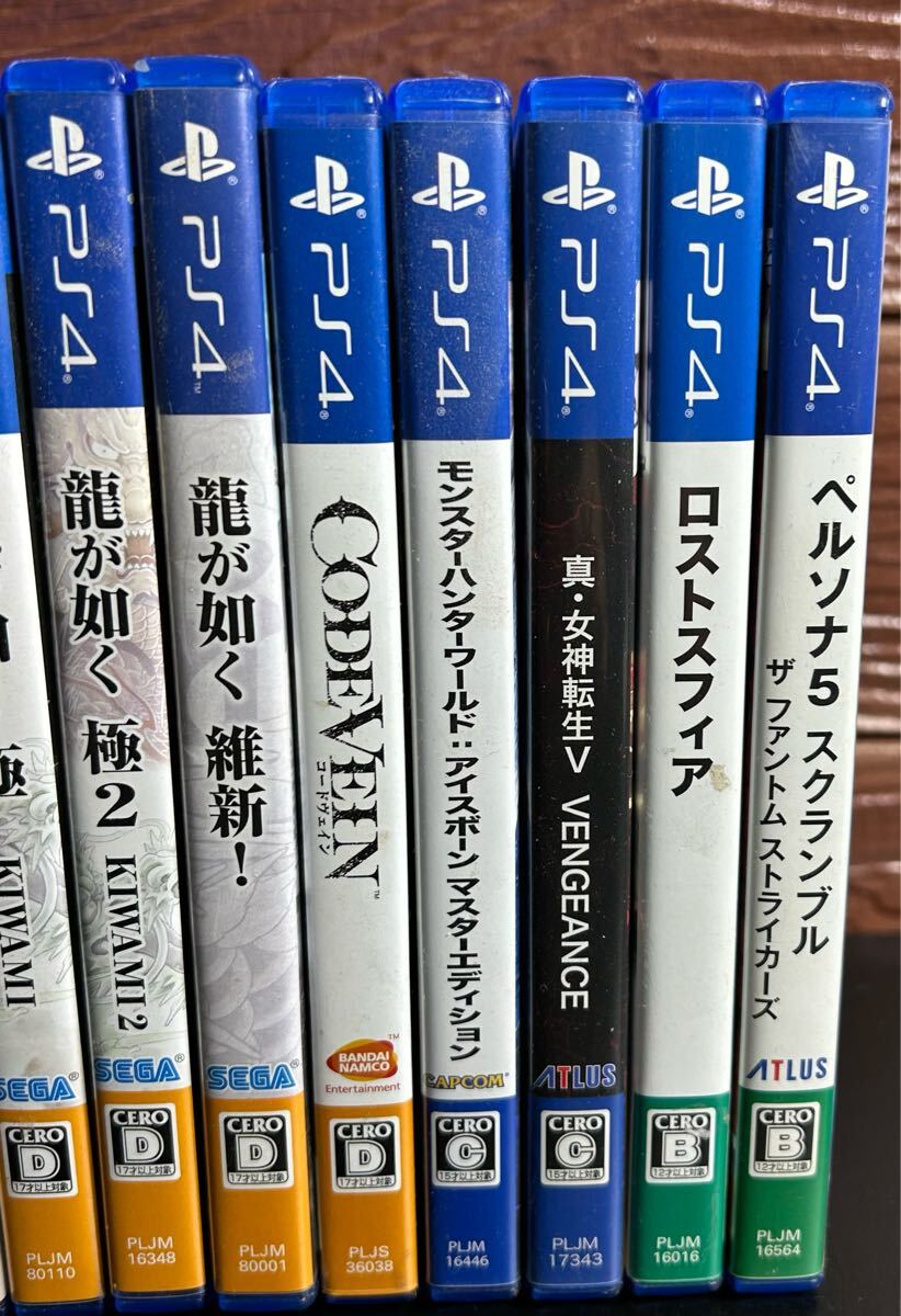 PS4 プレステ4 ソフト 33本 まとめて SONY 龍が如くなど 色々 playstation4