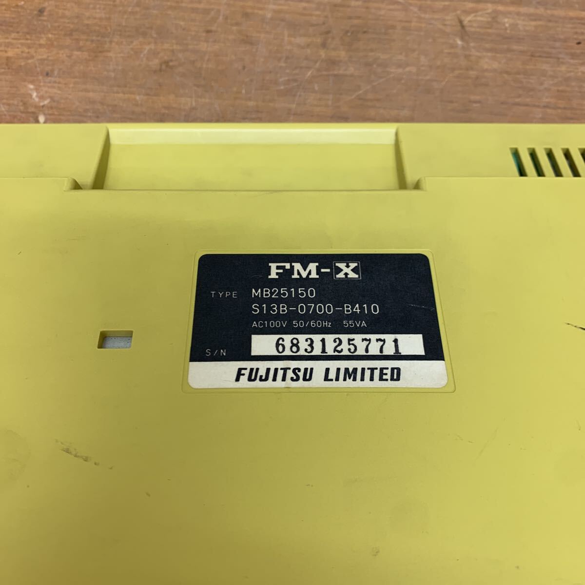 MSX FUJITSU FM-X 本体 富士通 MB25150 現状品_画像7