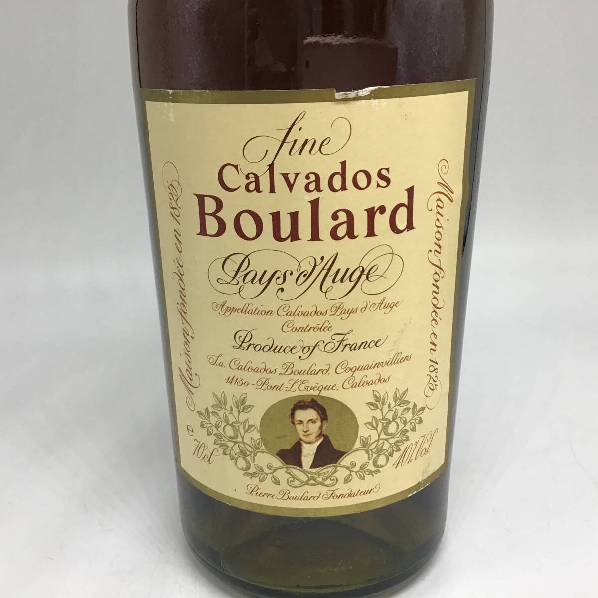 4491■ 未開栓 Boulard Calvados Pays d’Auge 700ml 40% ブラー カルヴァドス ペイドージュ ブランデー _画像7