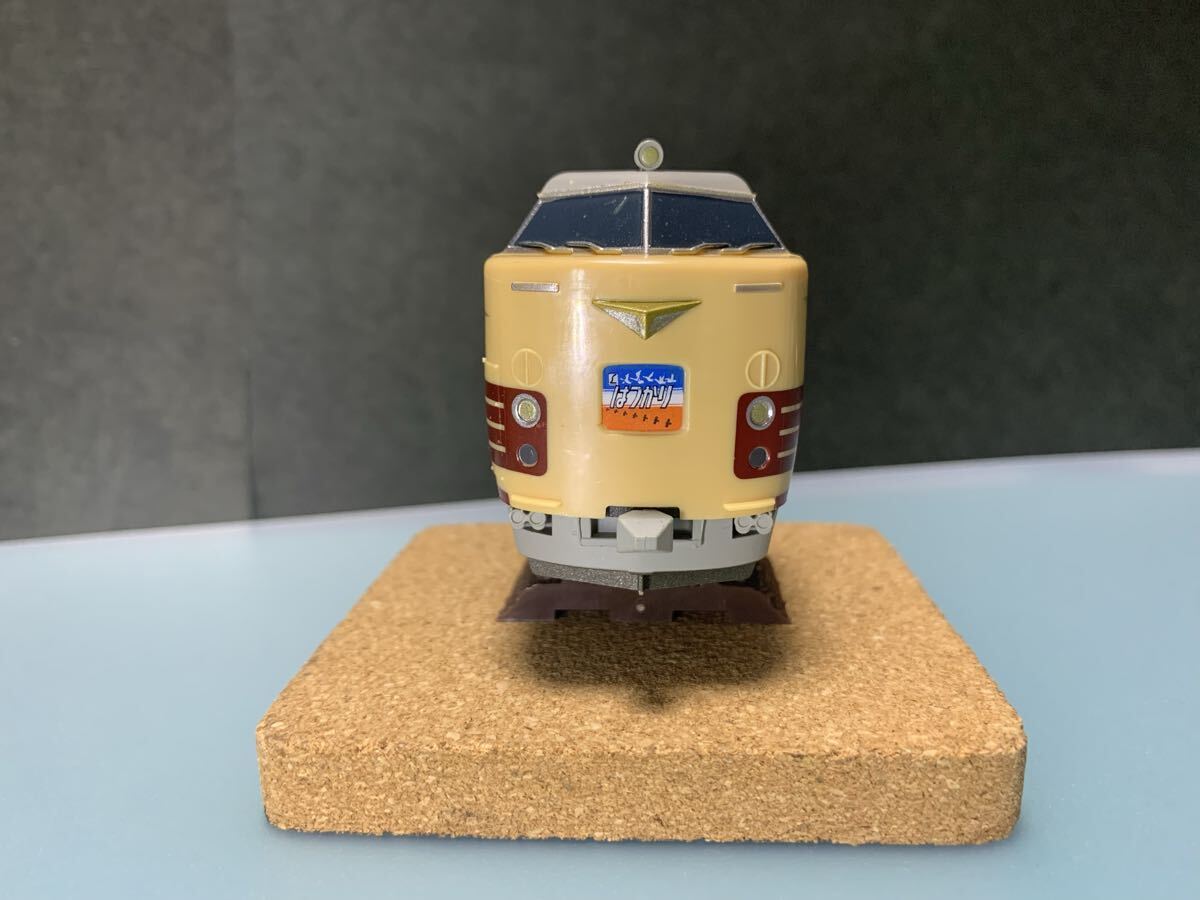 HOゲージ 1/80 485系電車 はつかり 「カプセルエース HO トレインヘッドコレクション Vol.1」 海洋堂 KAIYODO_画像1