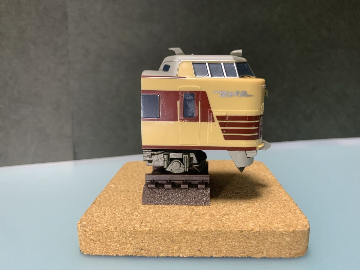 HOゲージ 1/80 485系電車 はつかり 「カプセルエース HO トレインヘッドコレクション Vol.1」 海洋堂 KAIYODO_画像4