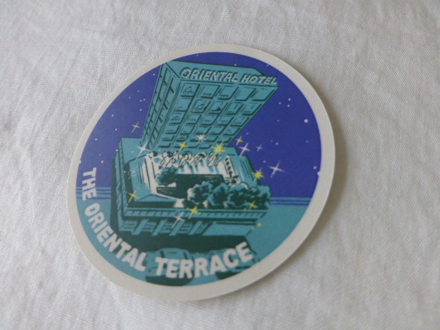 非売品?? ORIENTAL HOTEL KOBE JAPAN ステッカー ORIENTAL HOTEL KOBE JAPAN THE ORIENTAL TERRACE オリエンタル ホテル_画像2