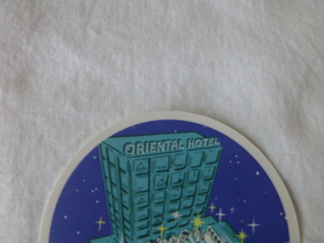 非売品?? ORIENTAL HOTEL KOBE JAPAN ステッカー ORIENTAL HOTEL KOBE JAPAN THE ORIENTAL TERRACE オリエンタル ホテル_画像5