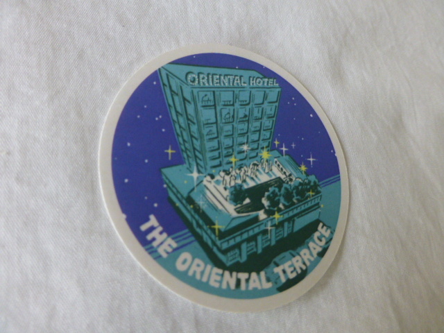 非売品?? ORIENTAL HOTEL KOBE JAPAN ステッカー ORIENTAL HOTEL KOBE JAPAN THE ORIENTAL TERRACE オリエンタル ホテル_画像7