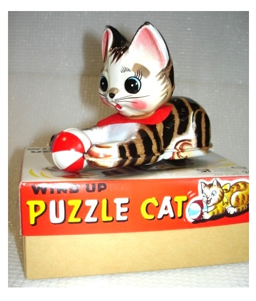  жестяная пластина zen мой кошка PUZZLE CAT( Nakayama association )& WALKING PENGIN ходьба пингвин (TOYS CLUB) итого 2 body 