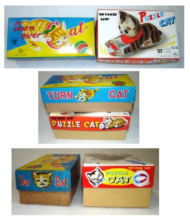  жестяная пластина zen мой кошка PUZZLE CAT( Nakayama association )& sofvi? Tama игра . кошка Turn over Cat вместе сделано в Японии 