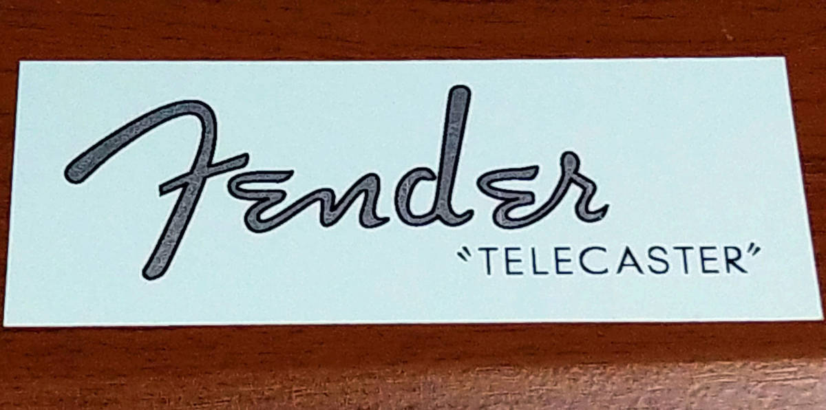 補修用です！ フェンダー テレキャスター用スパゲティロゴ・デカール　1959年～65年用　パテントNo無し！_画像1
