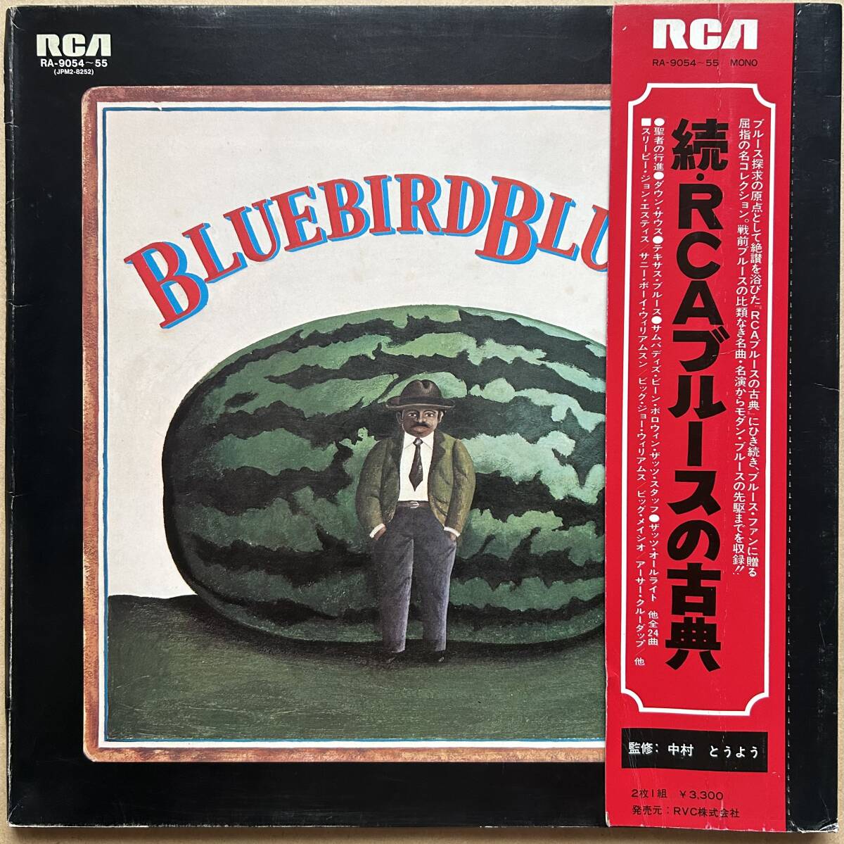 2LP 続・RCAブルースの古典 / BLUEBIRD BLUES SLEEPY JOHN ESTES SON BONDS BIG MACEO BIG JOE WILLIAMS 中村とうよう RA-9054〜55_画像1
