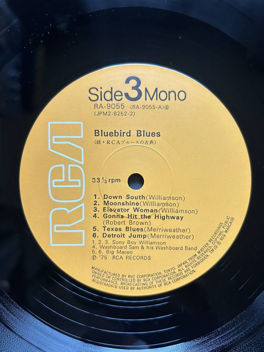 2LP 続・RCAブルースの古典 / BLUEBIRD BLUES SLEEPY JOHN ESTES SON BONDS BIG MACEO BIG JOE WILLIAMS 中村とうよう RA-9054〜55_画像5