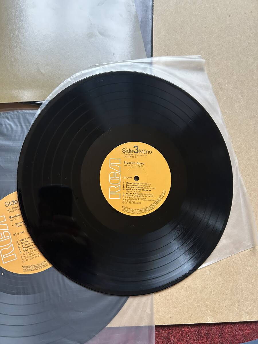 2LP 続・RCAブルースの古典 / BLUEBIRD BLUES SLEEPY JOHN ESTES SON BONDS BIG MACEO BIG JOE WILLIAMS 中村とうよう RA-9054〜55_画像6