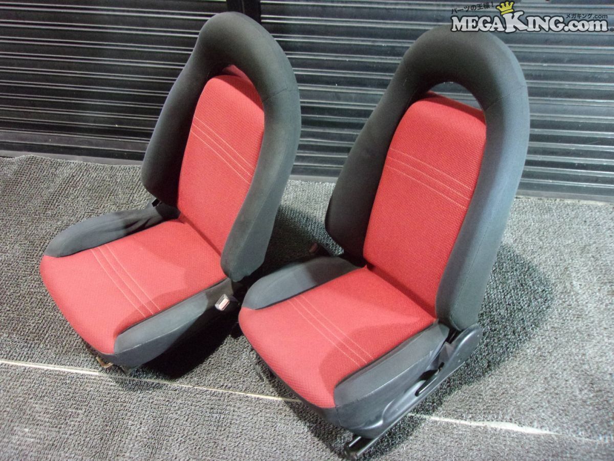 KK4 ヴィヴィオ ビビオ RXR 純正 ノーマル シート 左右 運転席 助手席 / 4S10-1808_画像3