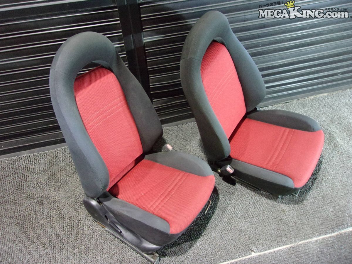 KK4 ヴィヴィオ ビビオ RXR 純正 ノーマル シート 左右 運転席 助手席 / 4S10-1808_画像4