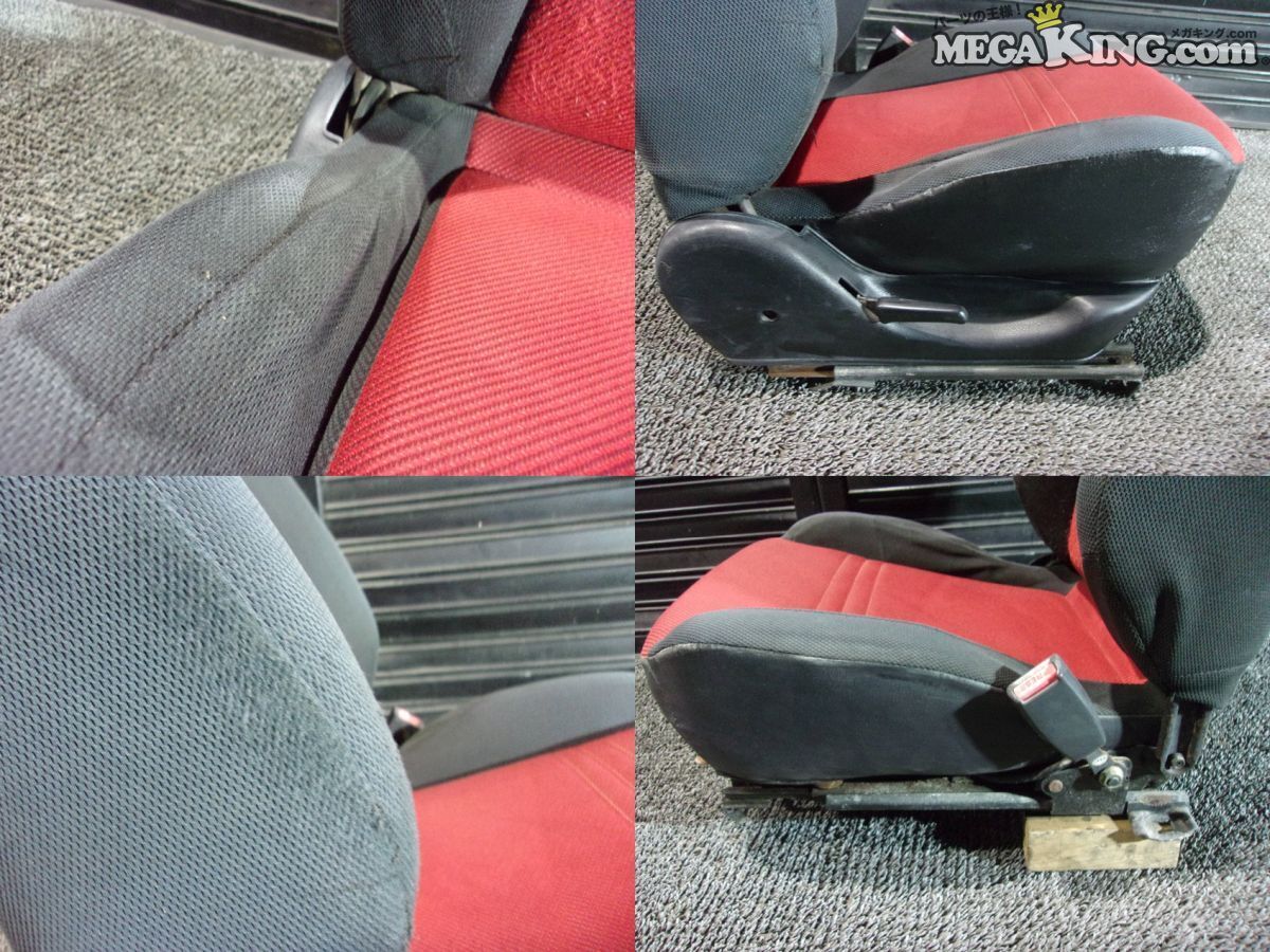 KK4 ヴィヴィオ ビビオ RXR 純正 ノーマル シート 左右 運転席 助手席 / 4S10-1808_画像6