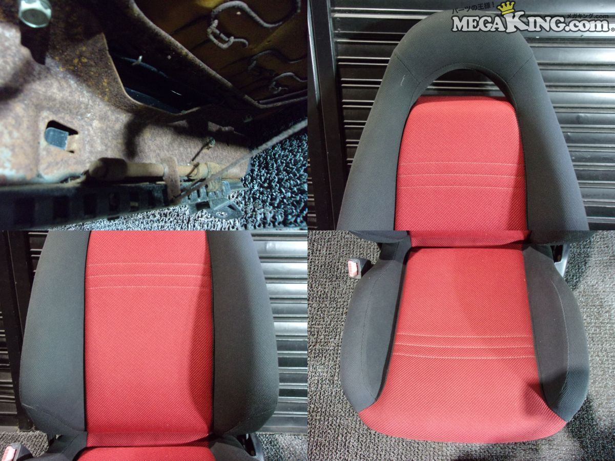 KK4 ヴィヴィオ ビビオ RXR 純正 ノーマル シート 左右 運転席 助手席 / 4S10-1808_画像8