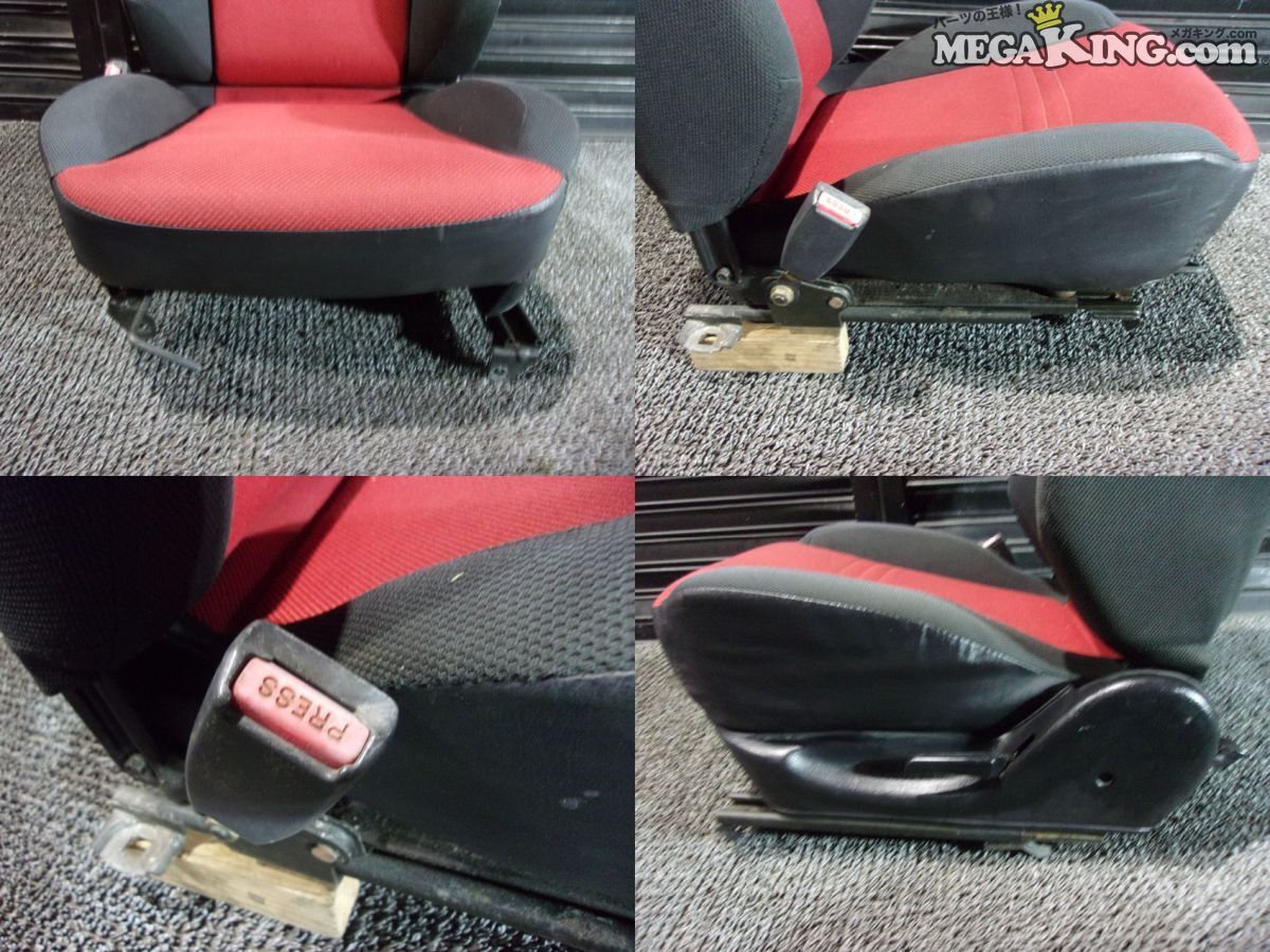 KK4 ヴィヴィオ ビビオ RXR 純正 ノーマル シート 左右 運転席 助手席 / 4S10-1808_画像9