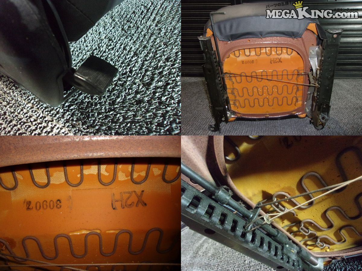 KK4 ヴィヴィオ ビビオ RXR 純正 ノーマル シート 左右 運転席 助手席 / 4S10-1808_画像10