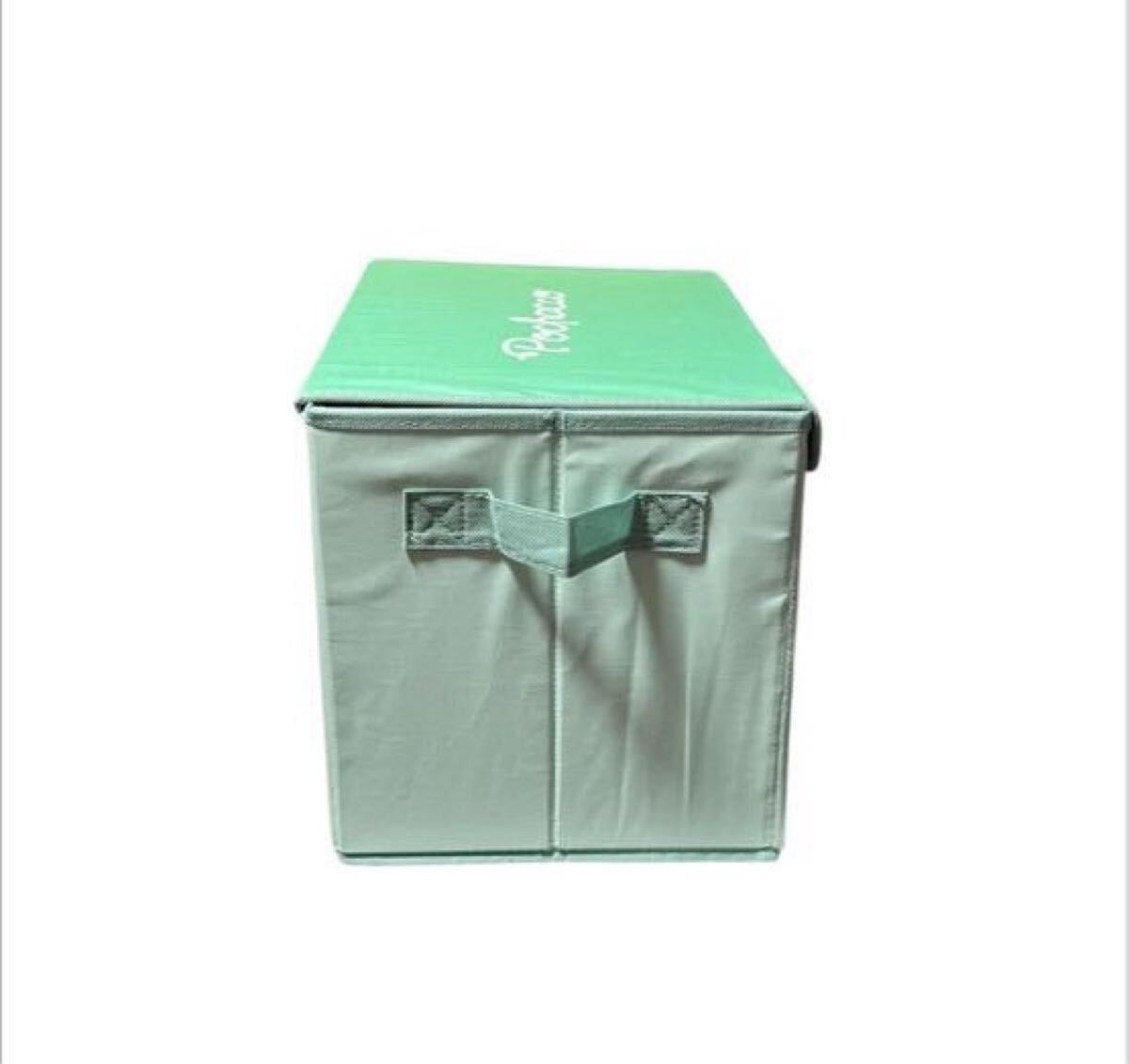 未使用 サンリオ しまむら 辻 希美 辻ちゃん コラボ アンジュシャルム ポチャッコ 折り畳み フタ付き 収納ボックス_画像3