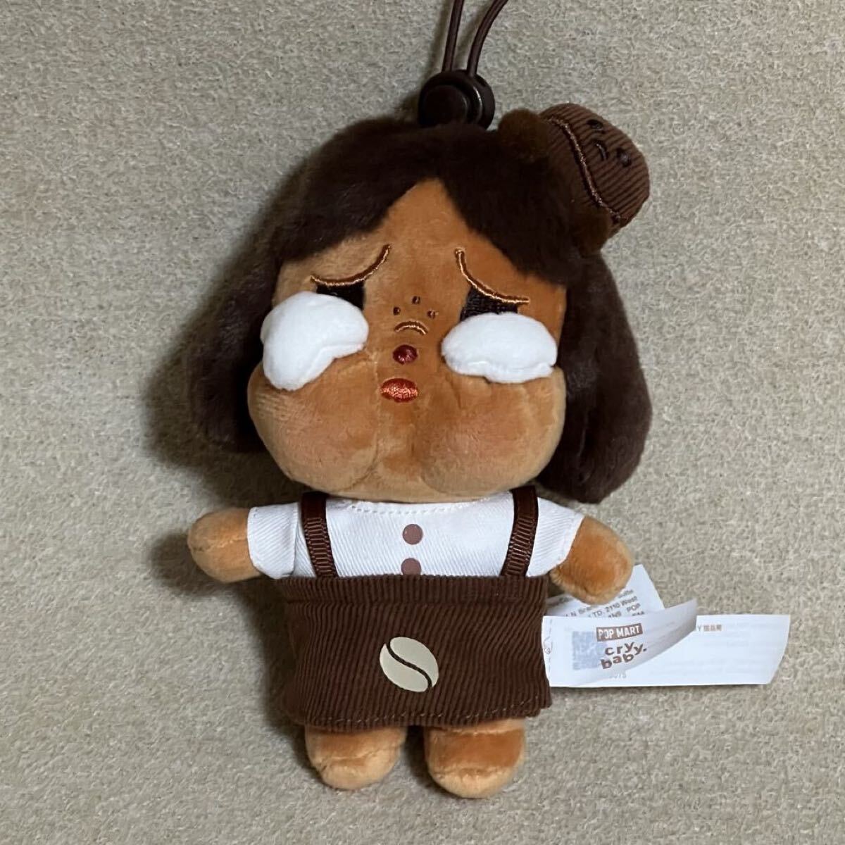 新品 未使用 正規品 POPMART POP BEAN コーヒーファクトリーシリーズ ぬいぐるみ ペンダント crybaby クライベイビー_画像2