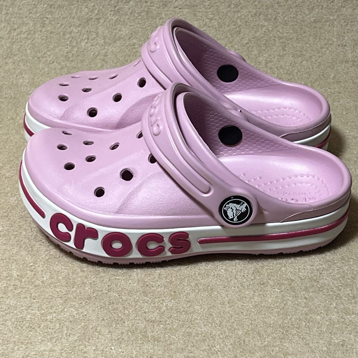 C9 クロックス ベビークロックス サンダル シューズ ピンク crocs キッズクロックス_画像4