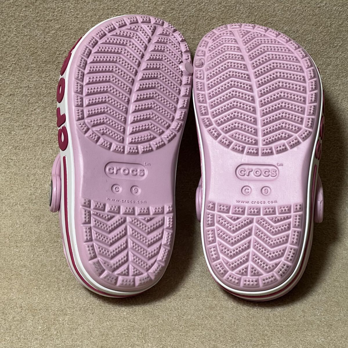 C9 クロックス ベビークロックス サンダル シューズ ピンク crocs キッズクロックス_画像6