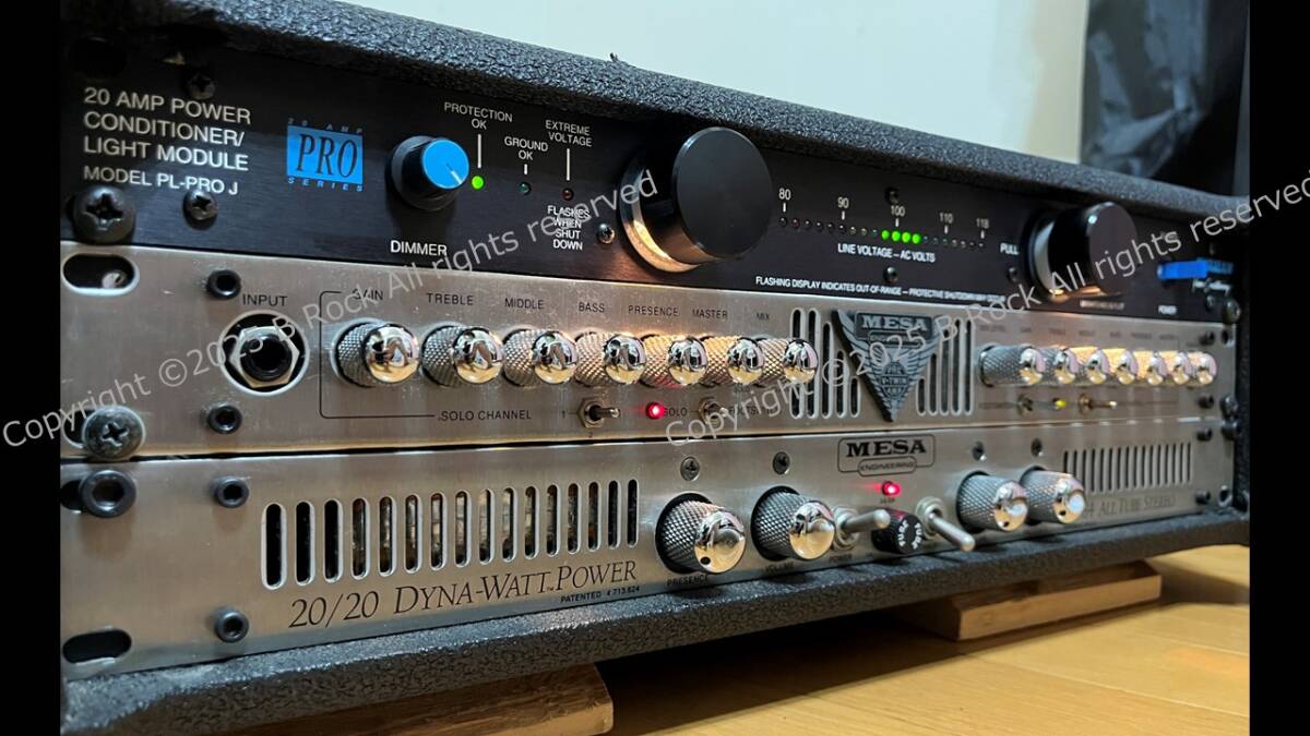 ♪MESA BOOGIE V-TWIN RACK & 20/20 Dyna-Watt Power, Furman PL-PRO J♪_画像3