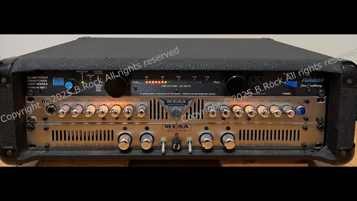 ♪MESA BOOGIE V-TWIN RACK & 20/20 Dyna-Watt Power, Furman PL-PRO J♪_画像2