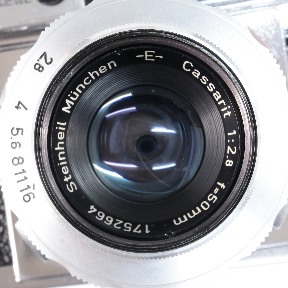 ◆◇Braun Paxette ブラウン パクセッテ Steinheil Munchen Cassarit f2.8 50mm クラシックカメラ レンジファインダー◇◆_画像9