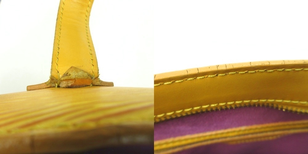 ルイヴィトン LOUIS VUITTON エピ サンジャック ショッピング ショルダーバッグ トート M52269 タッシリイエロー レディース_画像9