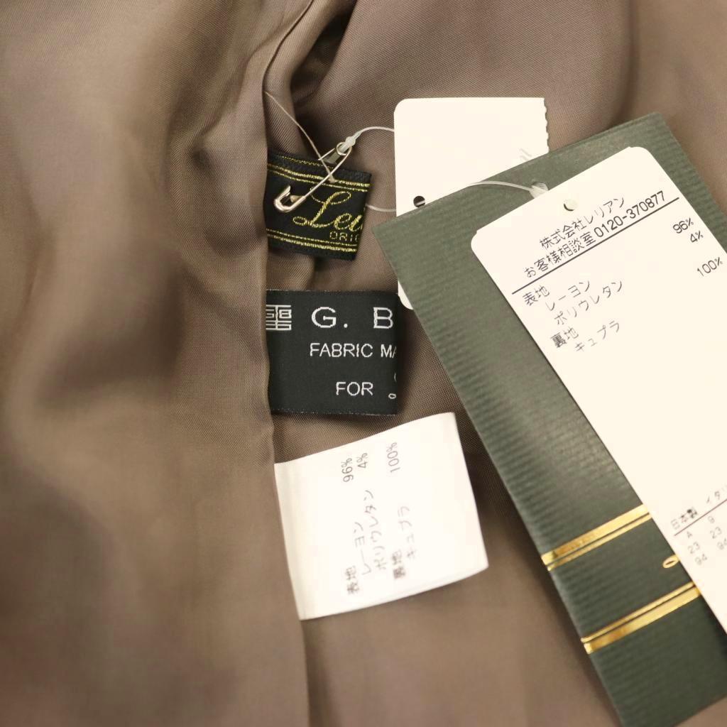 レリアン Leilian ペイズリー柄ワンピース ミモレ ロング 長袖 9 茶 ブラウン /AT ■OS ■SH レディース_画像5