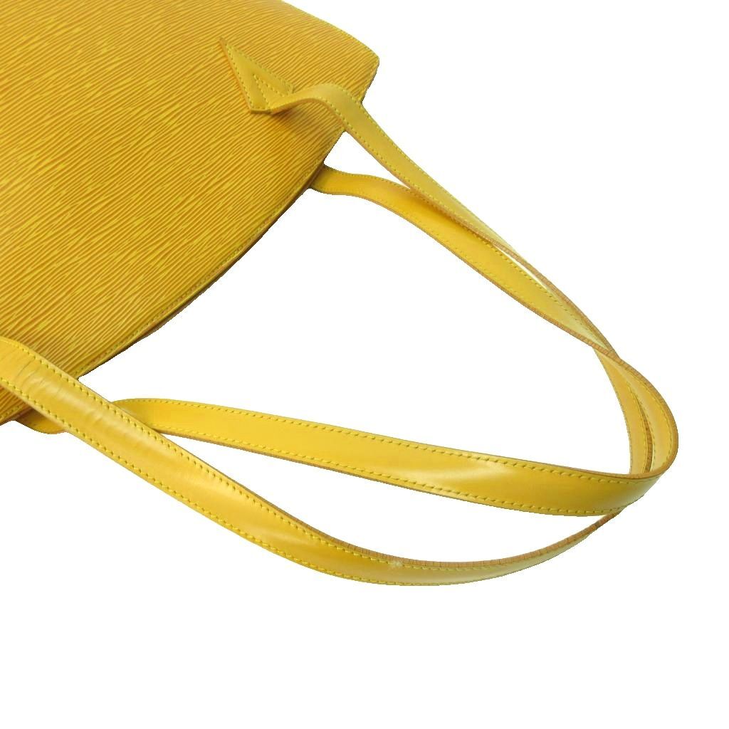 ルイヴィトン LOUIS VUITTON エピ サンジャック ショッピング ショルダーバッグ トート M52269 タッシリイエロー レディース_画像5