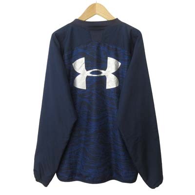 アンダーアーマー UNDER ARMOUR Vネックウィンド ジャケットシャツ MBB1492 バスケットボール MD 紺 メンズ_画像3
