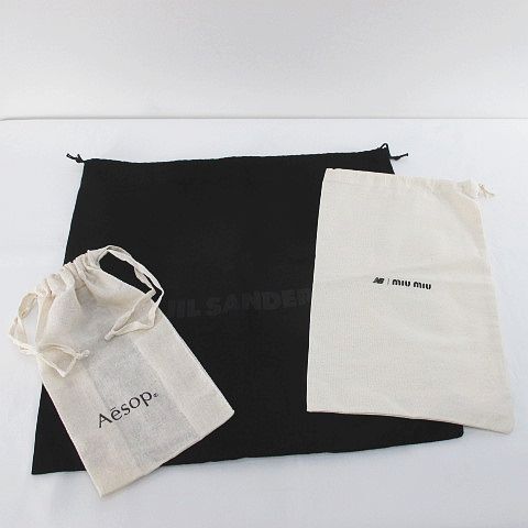 プラダ PRADA 17枚セット 保存袋 収納袋 付属品 サイズ違い デザイン違い シャネル CHANEL セリーヌ CELINE ディオール Dior ミュウミュウ_画像6