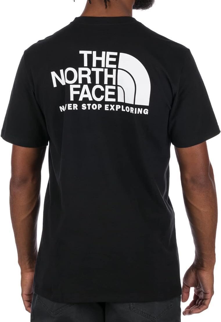 送料無料 即決 送料¥385 即決 新品 正規品 USA限定 The North Face ノースフェイス US-XXL バックプリント ロゴ 半袖Tシャツ ブラック 黒_画像8