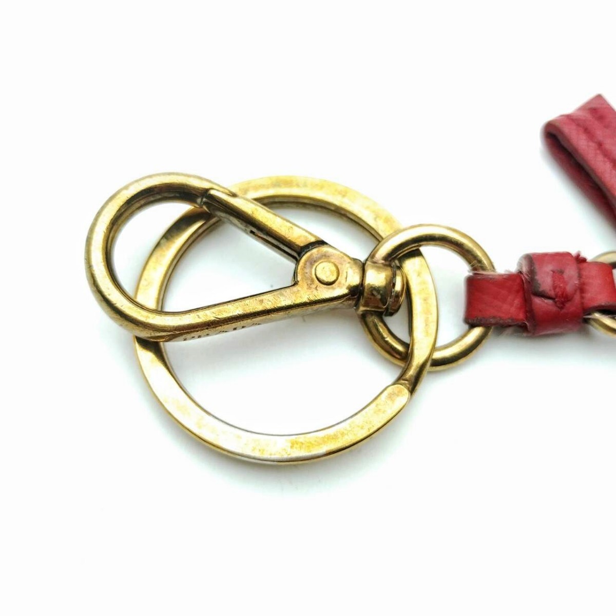  брелок для ключа PRADA Heart очарование кольцо для ключей Prada память A12-97^