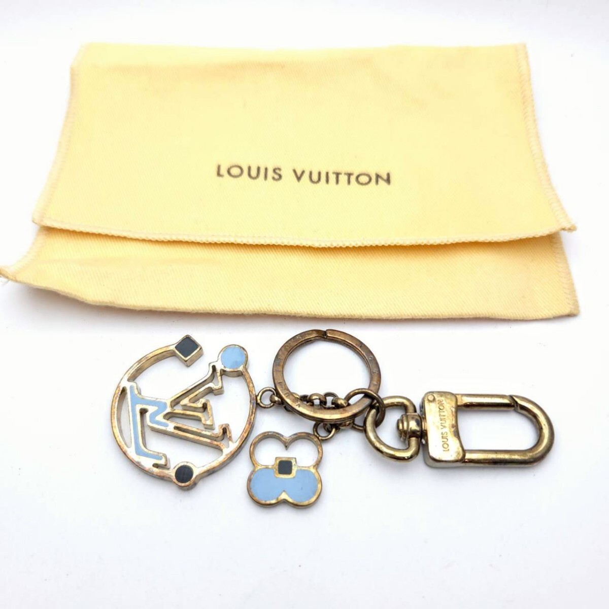ti свет Louis Vuitton LOUISVUITTON кольцо для ключей брелок для ключа porutokre монограмма пакет имеется память B7-86