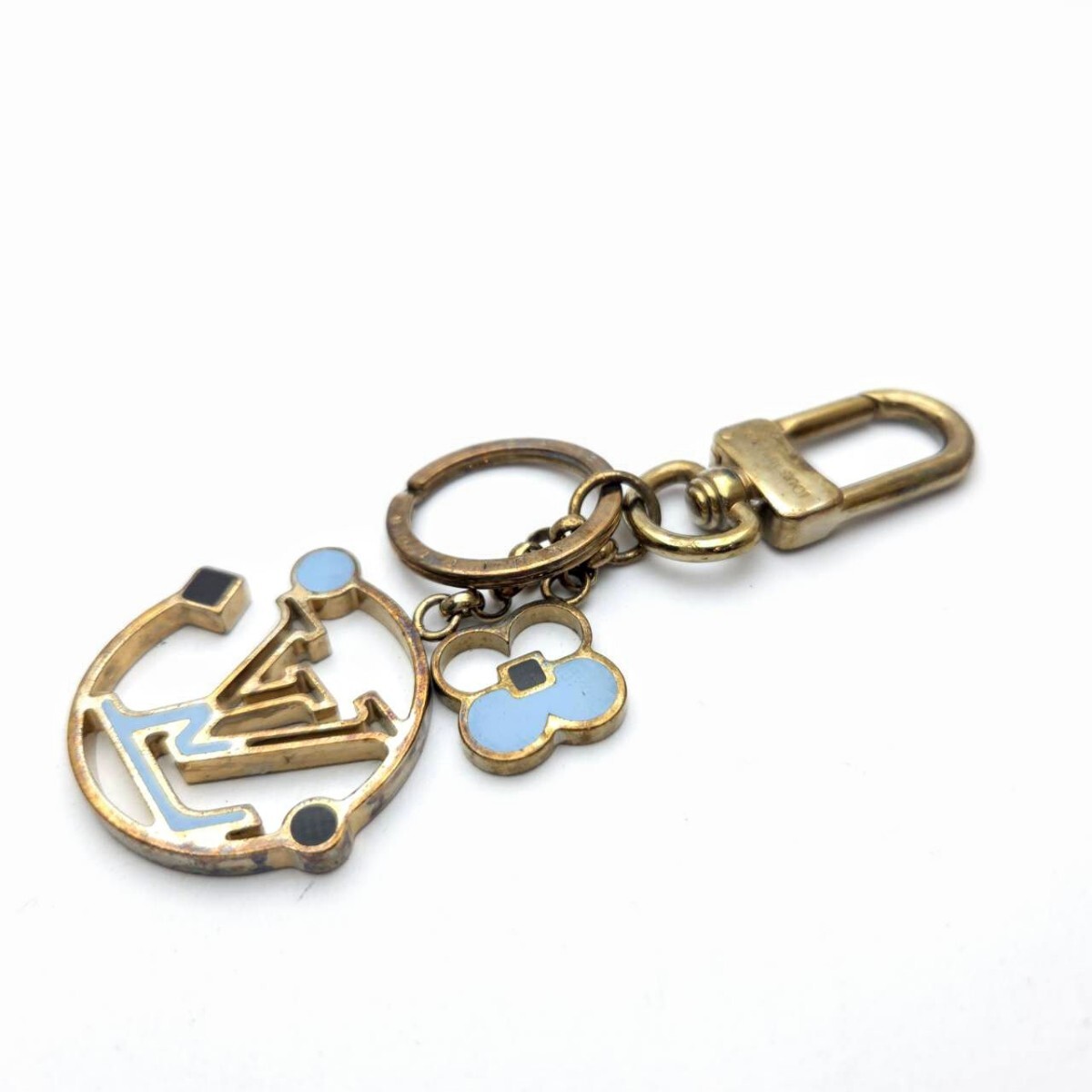 ti свет Louis Vuitton LOUISVUITTON кольцо для ключей брелок для ключа porutokre монограмма пакет имеется память B7-86